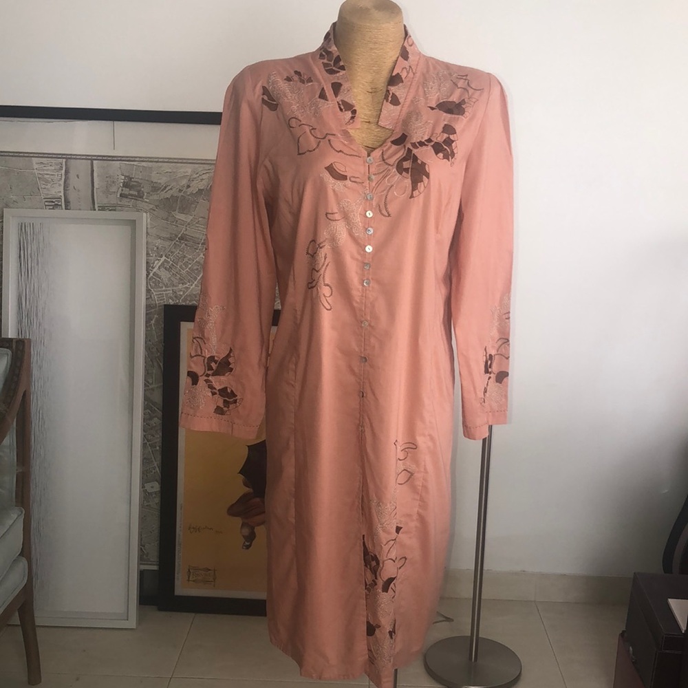 NITYA Cotton embroidered tunic Size L